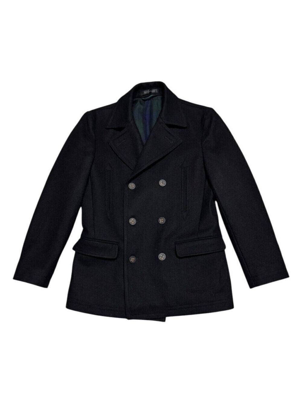 LAUREN RALPH LAUREN WOOL Pea Coat Designer Winter Business Casual Youth 14R